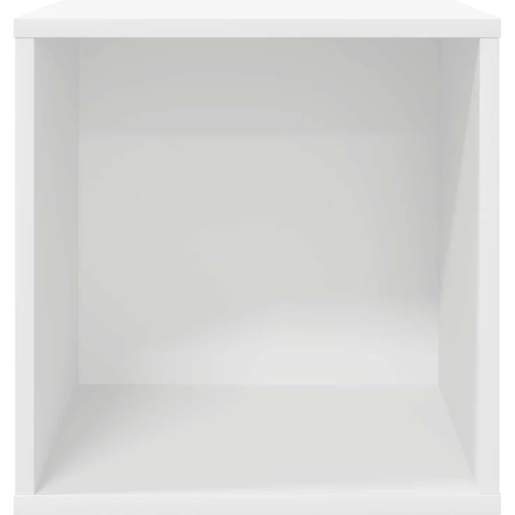 vidaXL Vinyl Album Box 2 stk. Weiß 37 x 36,5 x 38 cm Holzwerkstoff 8012843 – Bild 5