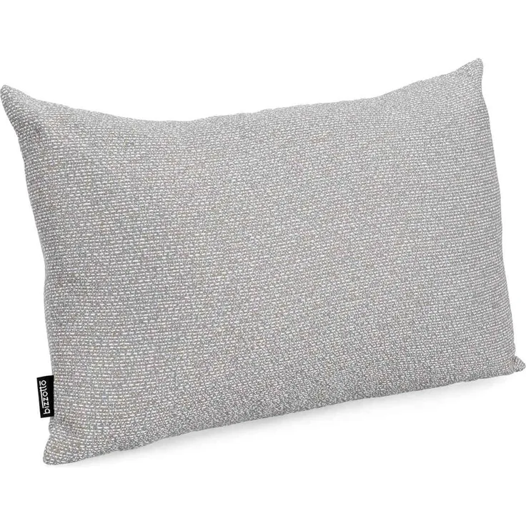 Outdoor Kissen Sirin aus Olefin-Stoff, wasserabweisend, 2er-Set, grau, 60x40 cm