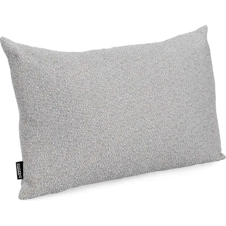Outdoor Kissen Sirin aus Olefin-Stoff, wasserabweisend, 2er-Set, grau, 60x40 cm