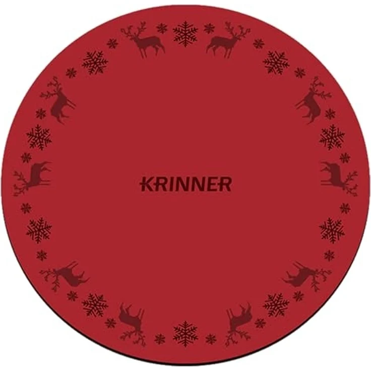 Krinner Weihnachtsbaumunterlage Ø 60 cm rot – Bild 4