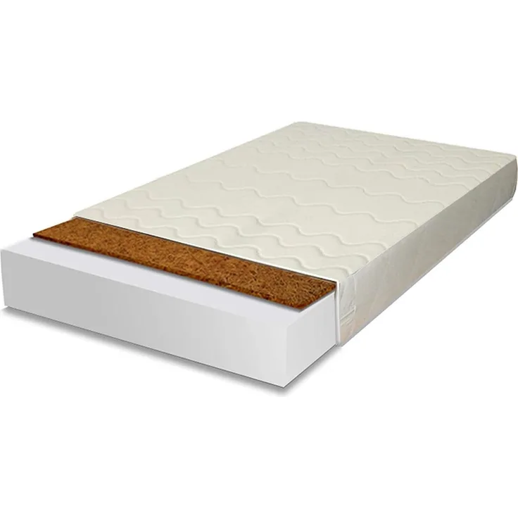 Komfortschaummatratze Best For Home Babymatratze mit Kokos, Jerseybezug & 10 cm Höhe, Best for Home, 10 cm hoch, (Einzelartikel, 1 × Kokos-Kindermatratze), Natürliche Kokosschicht, atmungsaktiver PU-Komfortschaum