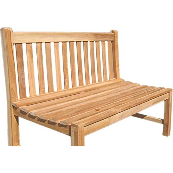 LEX 'Premium Teak' Gartenbank nachhaltig, natur, 120cm – Bild 4