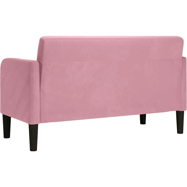 vidaXL Zweisitzer-Sofa Rosa 109 cm Samt 4100590 – Bild 5