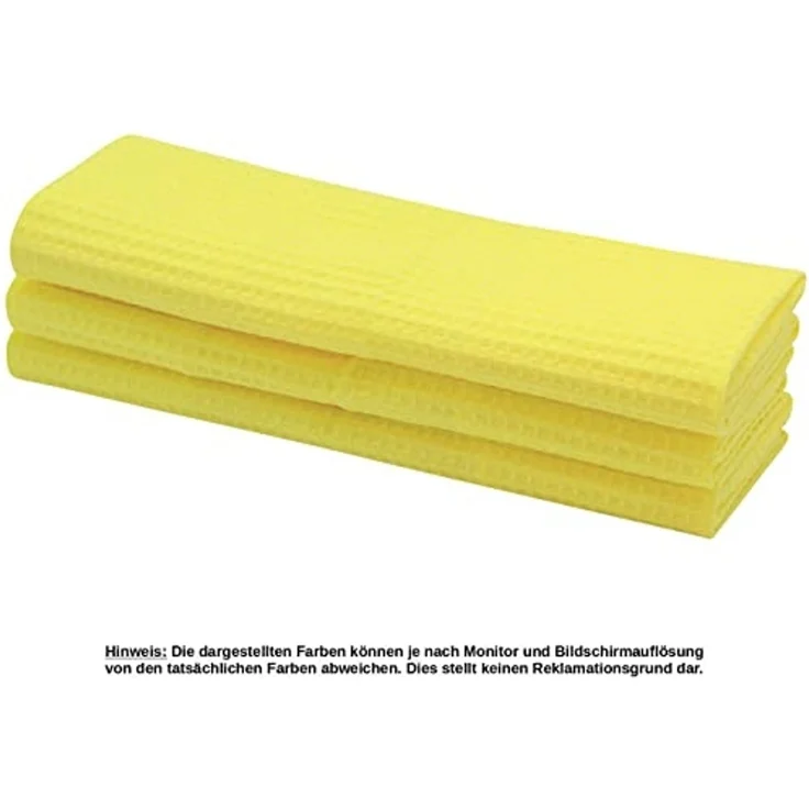 Engelland Geschirrtuch Poliertuch, (Vorteils-Set, 3-tlg, Waffel-Pique), 100 % Baumwolle, integrierte Aufhängeschlaufe, 70 x 50 cm – Bild 2