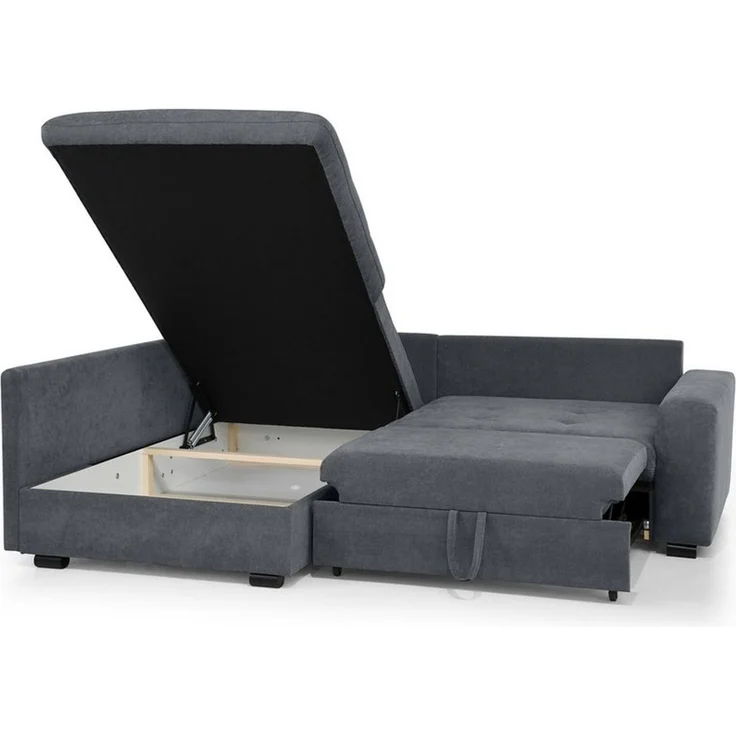 Beautysofa Ecksofa RAMO mit Schlaffunktion 160x200 cm, im Set mit Topper – Bild 3