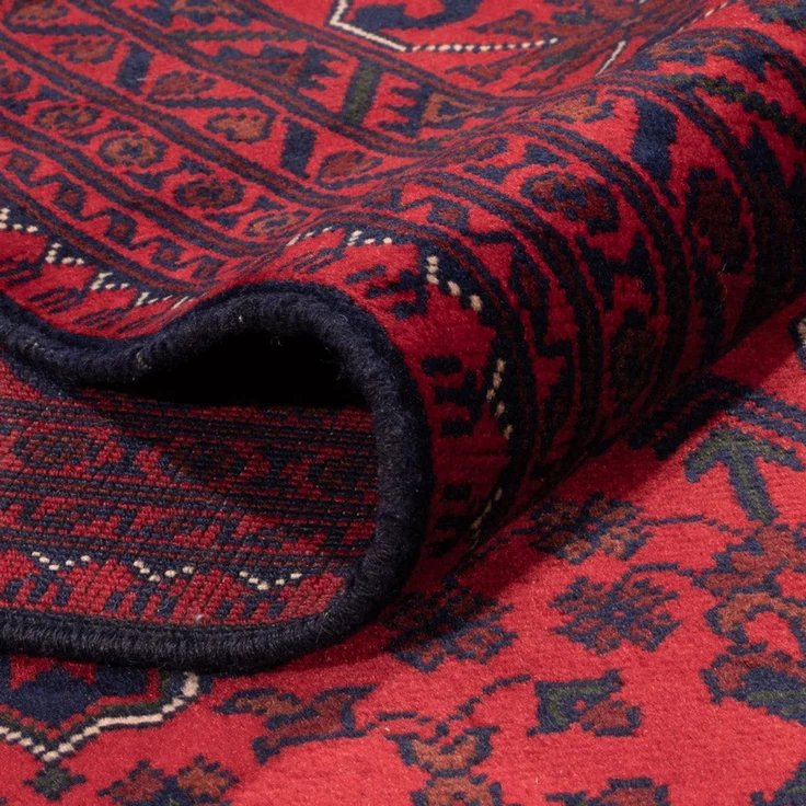 Afghan Teppich - 346 x 241 cm - rot – Bild 4
