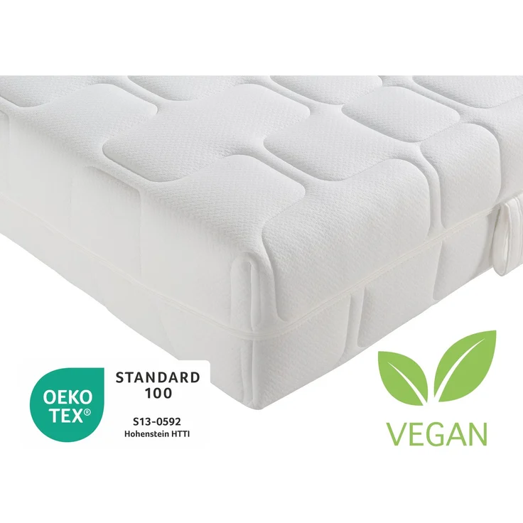 Kaltschaummatratze BeCo Duo Gel Comfort, Testurteil SEHR GUT (1,3)* 20cm ergonomische Komforthöhe Größe 100 x 200 cm Härtegrad H3 (80 kg - 120 kg) – Bild 2