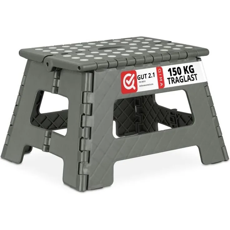 Klapphocker faltbar M hellgrau 4er Set 10036388