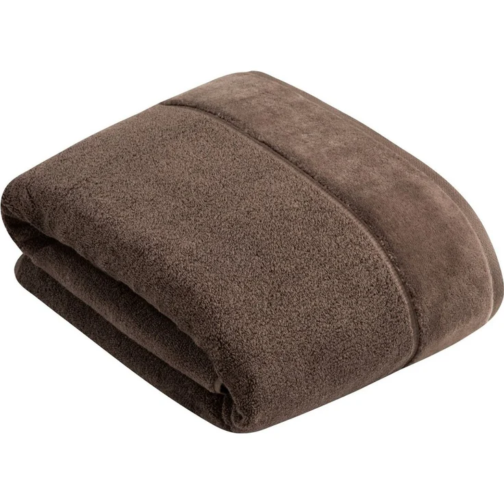 Vossen Badetuch Pure, Frottier (1-St), Baumwolle & VEGAN, mit eleganter Veloursbordüre – Bild 1
