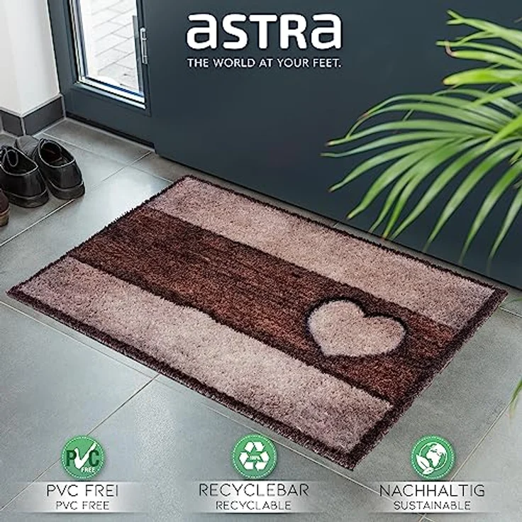 ASTRA Fußmatte Pure & Soft, rechteckig, Höhe: 7 mm, Schmutzfangmatte, waschbar – Bild 5