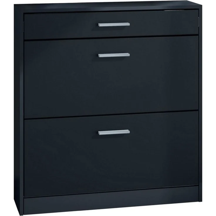 InnoFurn Schuhschrank Roma Schuhkipper (schmaler Flurschrank) Platzsparender Schuhkipper Flurschrank für Diele Flur Garderobe – Bild 1