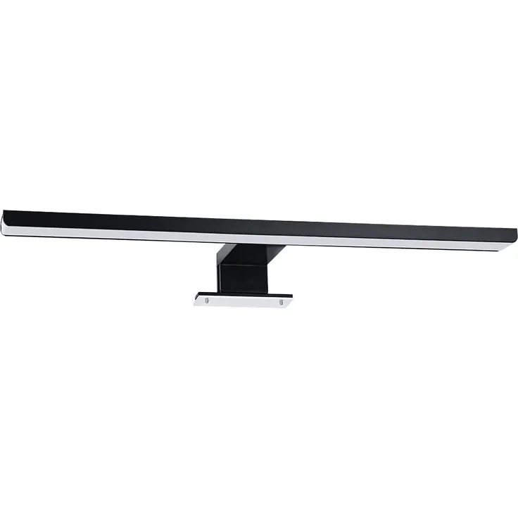 EMKE Spiegelleuchte LED Spiegelleuchte 40cm Spiegellampen für Badezimmer IP44 Schrankleuchte, Schwarz, Kaltweißes Licht 6000K