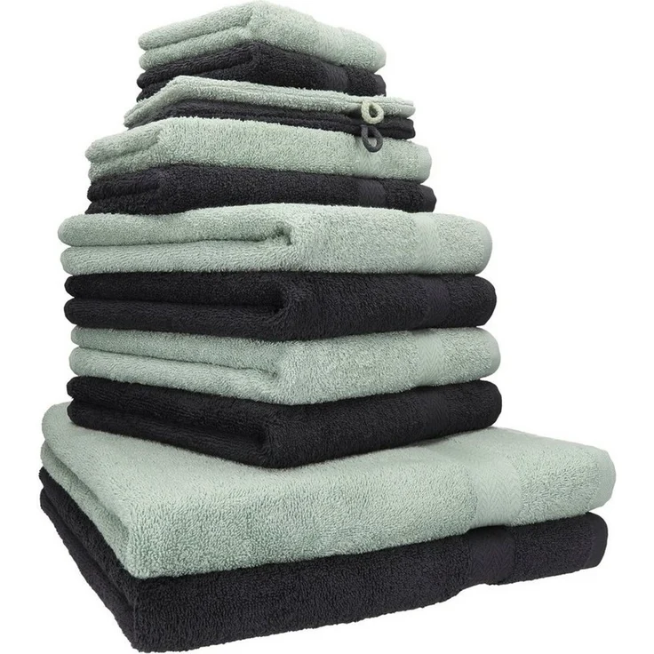 Betz Handtuch Set 12-tlg. Handtücher-Set Premium, 100% Baumwolle (Set, 12-St), 2 Duschtücher, 4 Handtücher, 2 Gästetücher, 2 Seiftücher, 2 WH – Bild 5