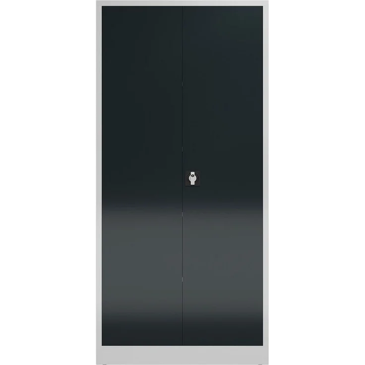 Steelboxx Mehrzweckschrank Aktenschrank 195x92x60cm Büro Metallschrank Mehrzweckschrank (1-St) Komplett montiert, keine Montage notwendig – Bild 2