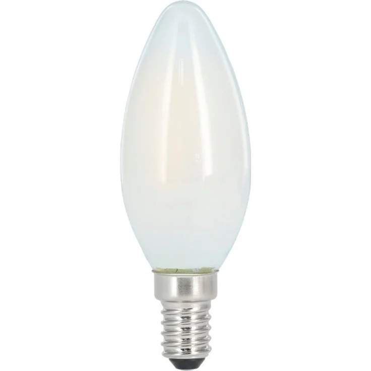 Xavax LED Lampe Kerze E14, 250 lm Warmweiß (2700K), dimmbar, matt, ersetzt 25 W