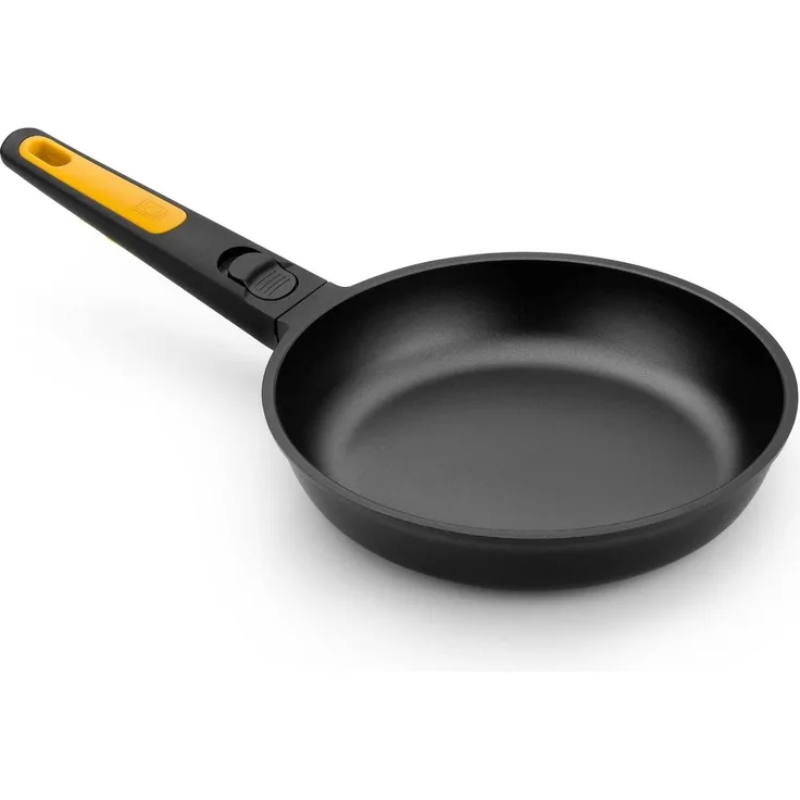 BRA SARTEN Fast Click 481218 18 18 cm Stärke 5,5 mm Aluminium formstabil Teflon Antihaftbeschichtung Abnehmbarer Griff