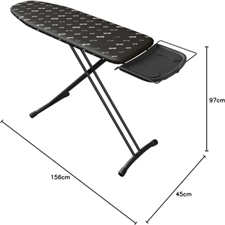 LAURASTAR Bügelbrett Comfortboard Glasses, Bügelfläche 120x38 cm, Mechanismus zum sicheren Verschließen – Bild 7