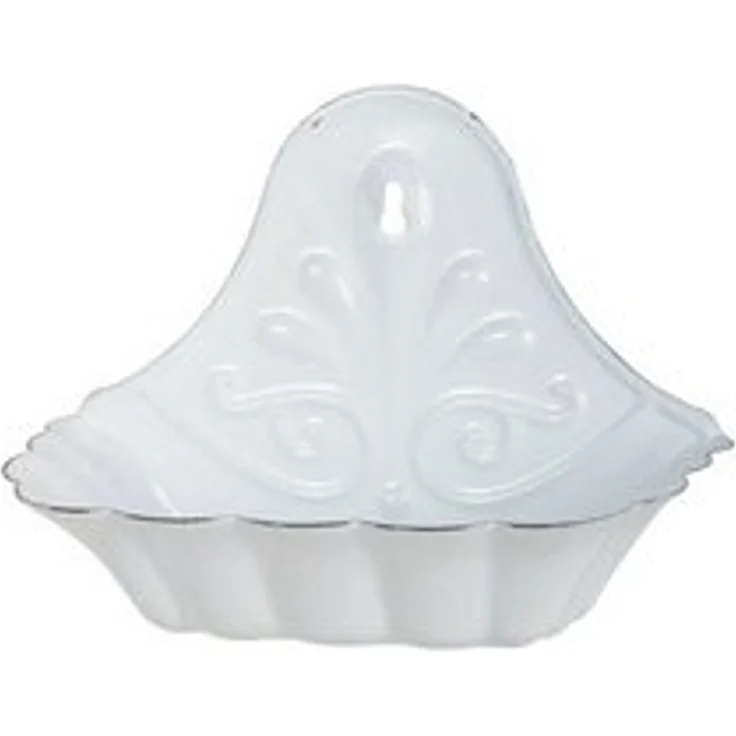 Ib Laursen - Wandseifenschale Seifenschale für die Wand Emaille Weiß 0427-11 – Bild 4