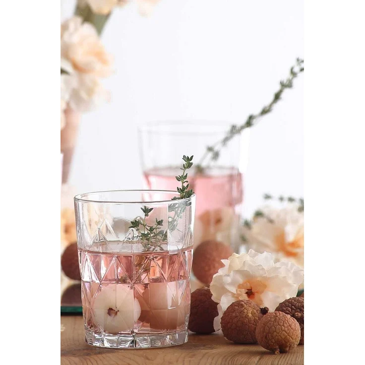 Hermia Concept 'LV-KEO366F' Gläser-Set (6-teilig), Transparent, 8,3 x 8,3 x 10 cm, 345 ml – Bild 1