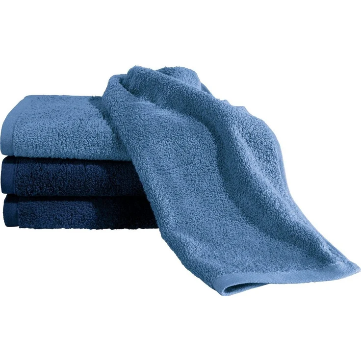 Erwin Müller Gästehandtuch Gästetuch "Bühl" 4er-Pack, Frottier (4-St), Walk-Frottier Uni – Bild 1
