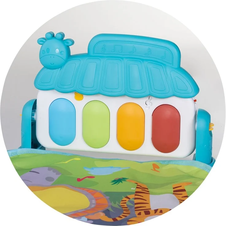 Chipolino Spielbogen Klavierkonzert, Krabbeldecke, Melodien, Hängespielzeuge blau – Bild 2
