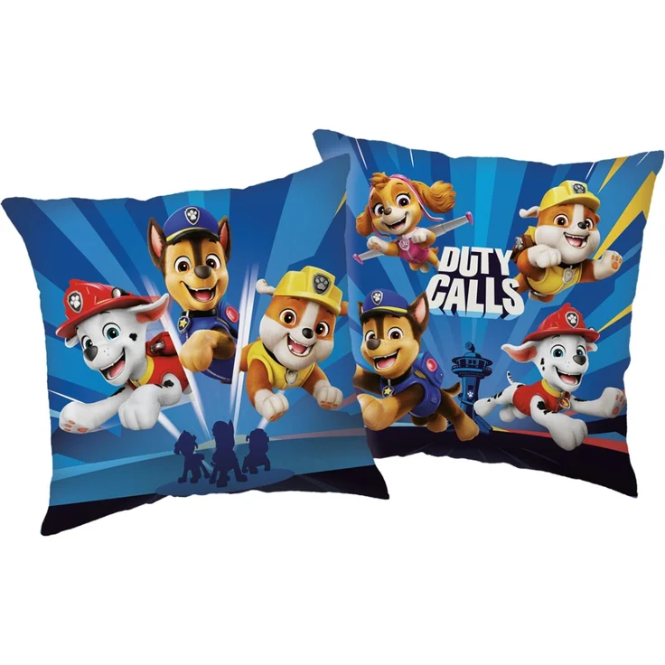 Paw Patrol 1 Stück Duty Calls Kissen 40 × 40 cm für Kinderzimmer Bett Sofa und Dekoration