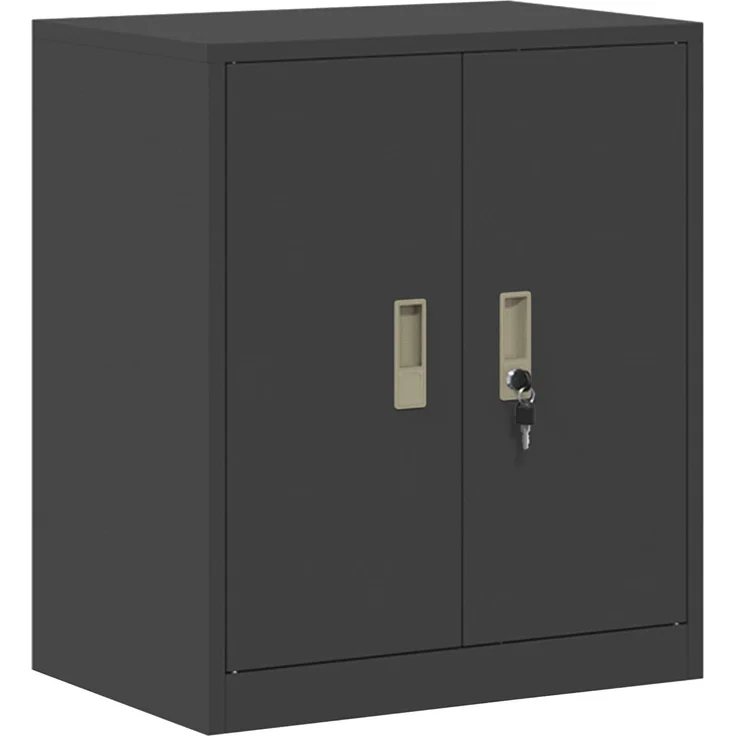 vidaXL Aufbewahrungsschrank 2 stk. Schwarz 60 x 40 x 160 cm Stahl 3438747 – Bild 6