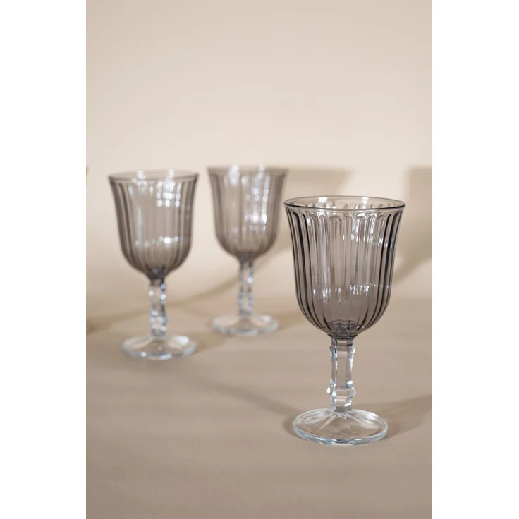 Hermia Concept 'Splendid 240' Weingläser-Set (4-teilig), Rauchgrau, 8,2 x 8,2 x 15,9 cm, 240 ml – Bild 3