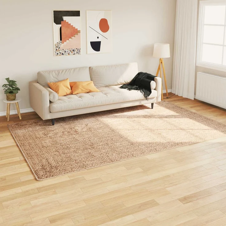 vidaXL Teppichläufer MARSA Gelb 150x230 cm Polyester und PVC 42023230 – Bild 1