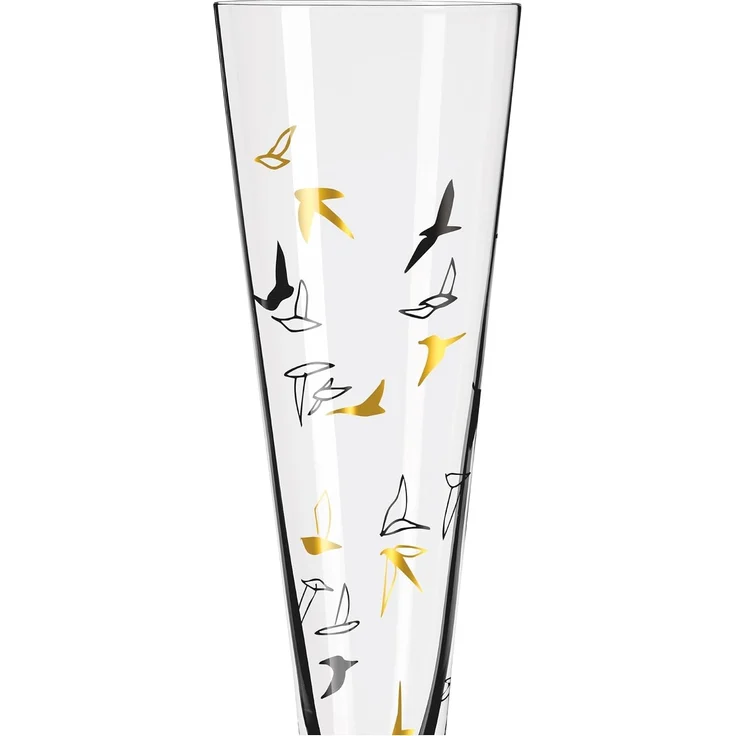 Ritzenhoff Champagnerglas Goldnacht, Kristallglas – Bild 7