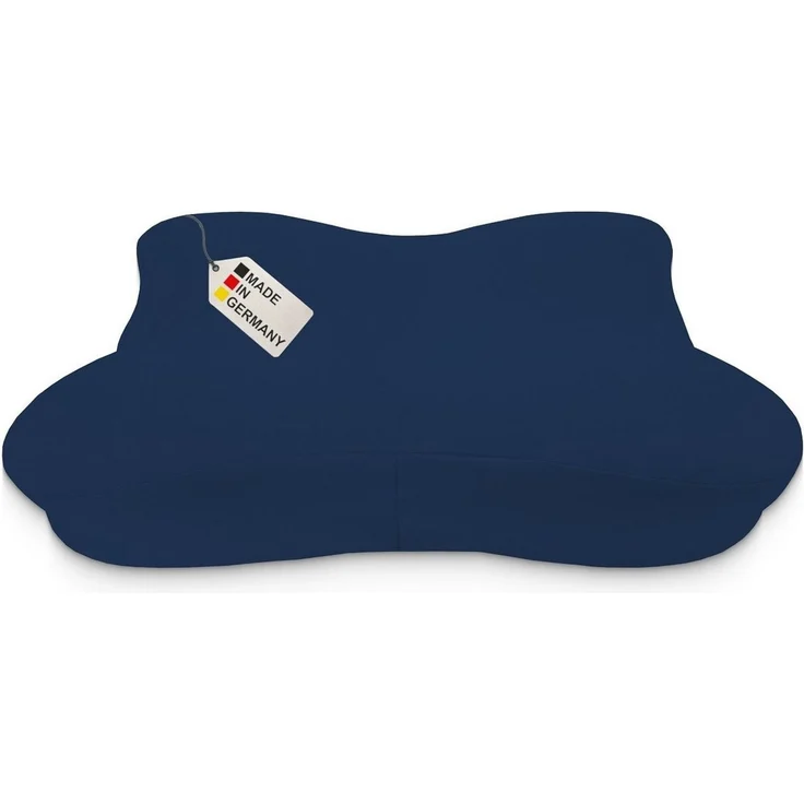 DUKAL Kissenbezug Derila (Ergo) Memory Foam Kissen, 100% Baumwolle, (1 Stück), aus hochwertigem Doppel-Jersey, mit Spannumrandung, Made in Germany