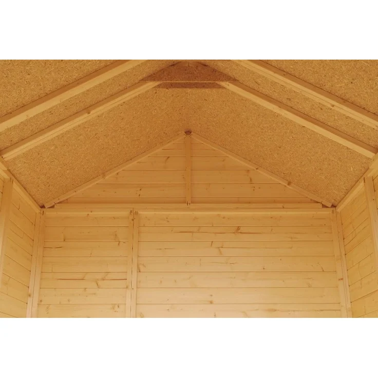 Alpholz Gerätehaus Osterbek Gerätehaus aus Holz Geräteschrank mit 14 mm Wandstärke Gartenhaus mit Montagematerial – Bild 8