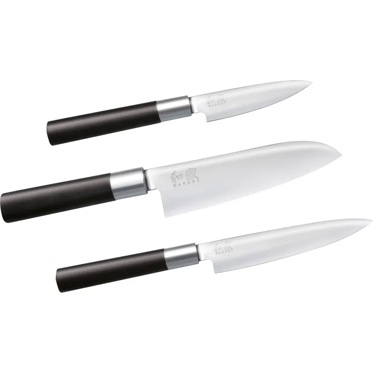 KAI Wasabi Black 3-teiliges Messerset 67-W19