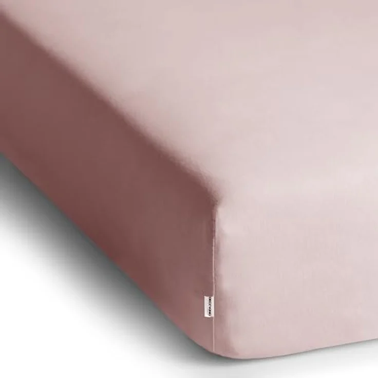 DecoKing Spannbettlaken 100x200 120x200 cm 100% gekämmte Baumwolle Lila Spannbetttücher Jersey Boxspringbett Amber 100x200 120x200 – Bild 4