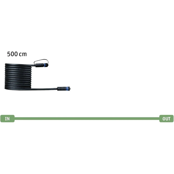 Paulmann 94276 Plug&Shine Connector IP68 5m Schwarz ein Anschluss – Bild 5