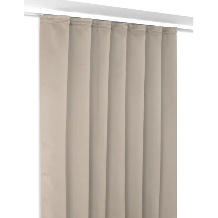 Beautex Verdunkelungsvorhang Verdunkelungsgardine Kräuselband Vorhang blickdicht abdunkelnd (1 St), Kräuselband, verdunkelnd