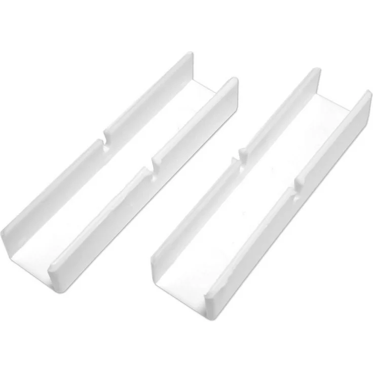 Bestlivings Gardinenstange, 1-läufig, Kunststoff, Verbinder für Kunststoff Gardinenschienen, Schienenverbinder – Bild 3
