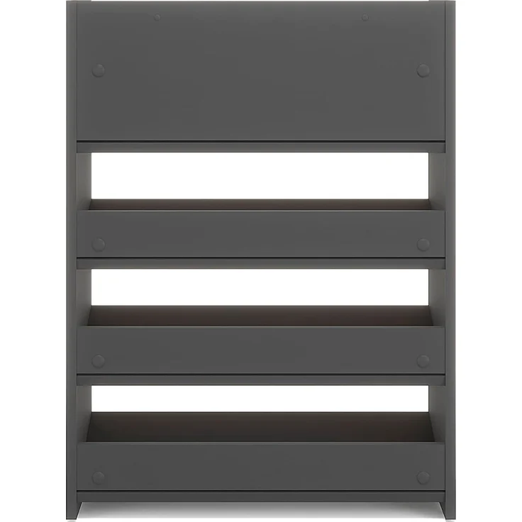 KOMTO Schuhregal Elexis 4 Schmal - Schuhablage Flur mit 4 Ebenen Offener Schuhschrank, Schuhschrank Schuh Organizer Platzsparend, 60 x 25 x 80 cm – Bild 5