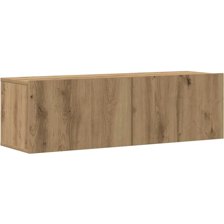 vidaXL 4-teiliges TV-Wandschrank-Set Artisan Oak 100x30x30 cm 3328946 – Bild 3