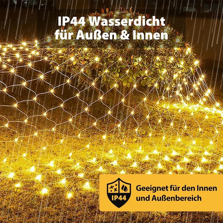 SALCAR 2x3m Anti-Rost LED Lichternetz Außen – Bild 3