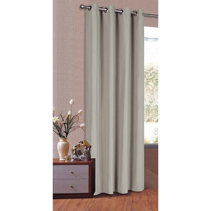 Gardinenbox Gardine, Ösen, blickdicht, Schal Matt unifarben Microsatin Micofaser-Gewebe 20405