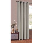 Gardinenbox Gardine, Ösen, blickdicht, Schal Matt unifarben Microsatin Micofaser-Gewebe 20405