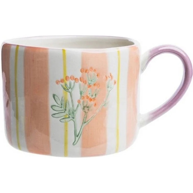 Tranquillo Tasse aus Steinzeug LINQUA rosa 300ml groß spülmaschinengeeignet