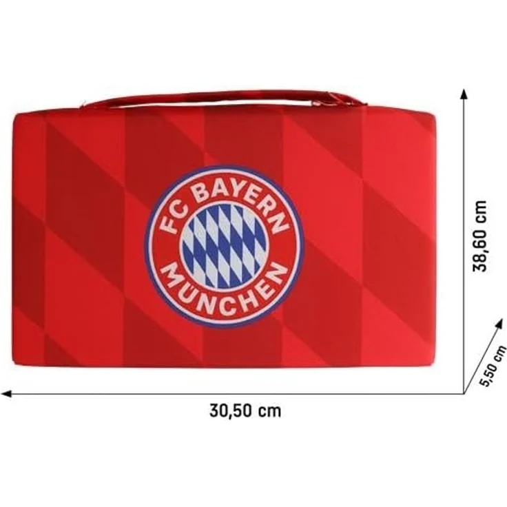FC Bayern München Kopfkissen FC Bayern München I Sitzkissen, Stadionkissen I Rot – Bild 6