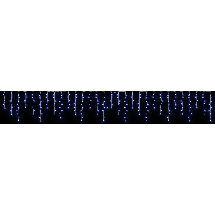 vidaXL Lichtervorhang 798 LEDs Blau 2000 x 72 cm 42053486 – Bild 3