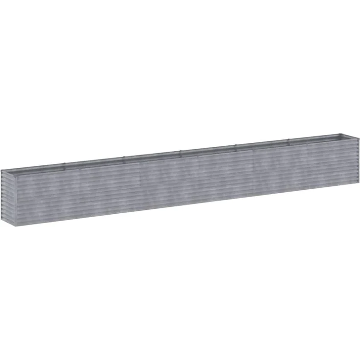 DELUKE® Hochbeet aus Cortenstahl AKSEL unten offen Hochbeet Metall Pflanzenbeet Metall Gartenbeet Blumenbeet Beet hoch Frühbeet für Garten Gemüsebeet, 578x50x69cm – Bild 5