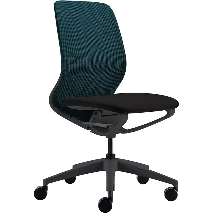 Sedus se:motion net, Drehstuhl, Bürostuhl, Mit Netzmembran Blau, Sitzpolster Schwarz, Höhenverstellbar 42-52. 5cm, bis 130kg Belastbar, 23° Öffnungswinkel