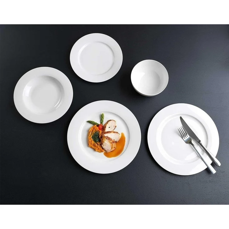 Home4You Speiseteller, Ø 26,5 cm, Bone China, Spülmaschinenfest, (4 St) – Bild 4