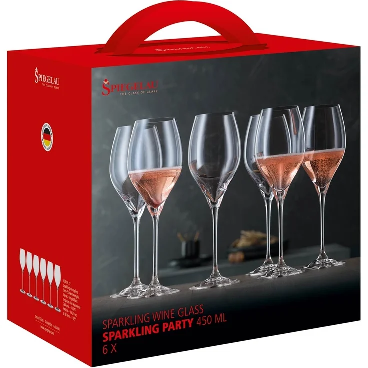 Spiegelau Sparkling Party Champagnerglas 450 ml 6er Set – Bild 5