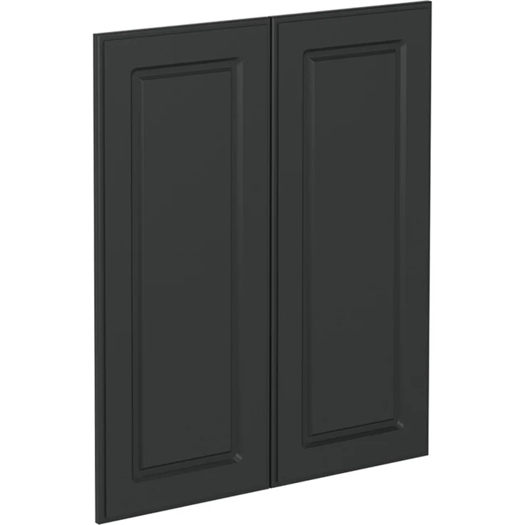 Küchenfront R-Line Anthrazit Landhaus 59.2 x 71.3 cm Möbelfront für den Unterschrank Vicco – Bild 1